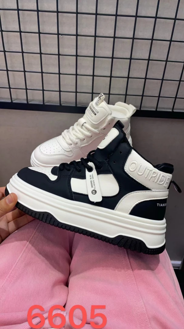 《新疆包邮》2024休闲鞋女鞋小白鞋滑板鞋运动鞋女6605