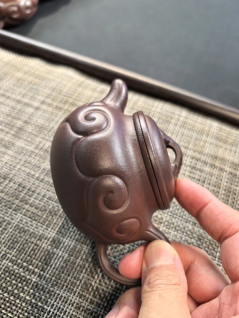 底槽清仿古如意紫砂壶