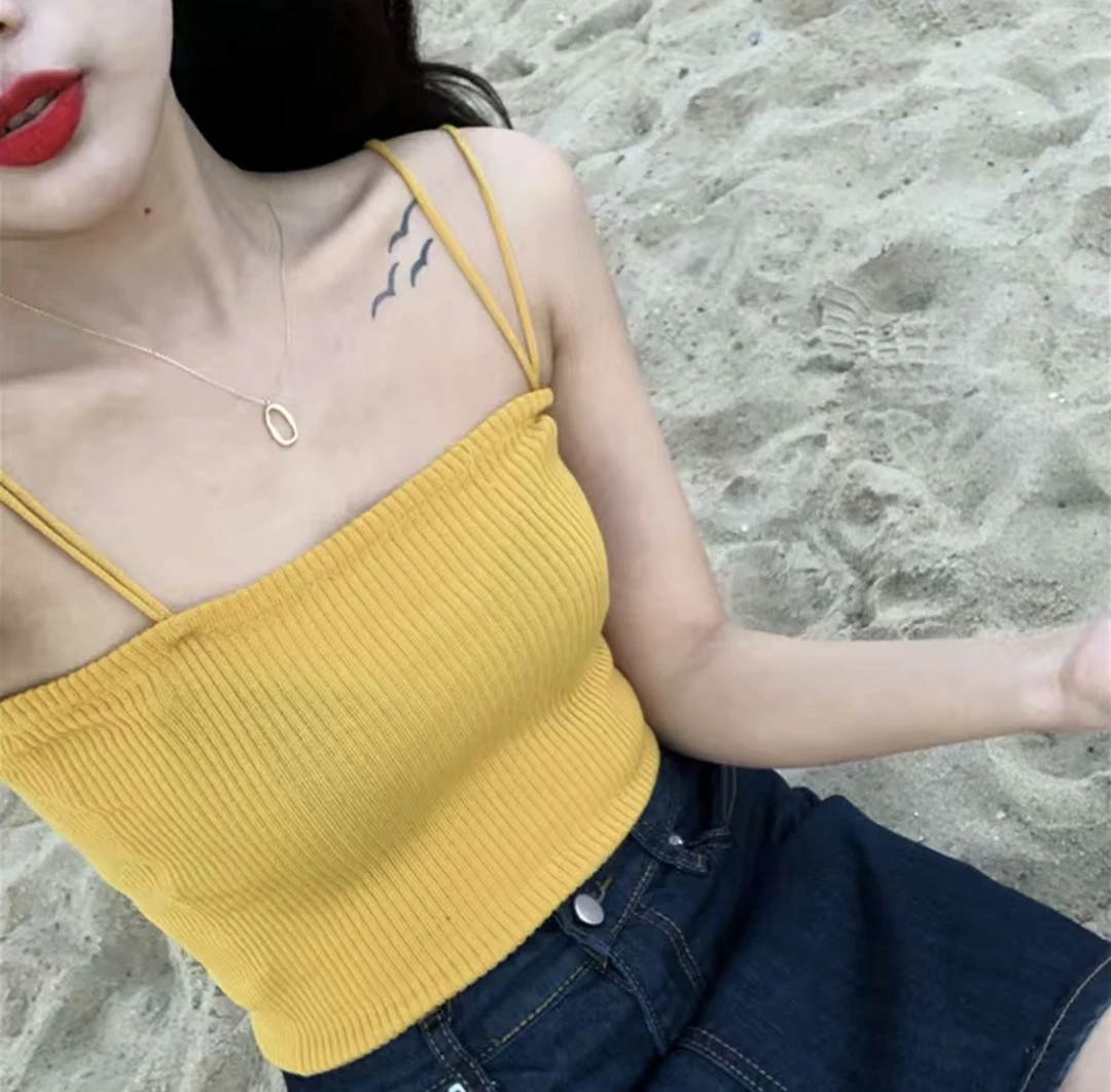 编码（B001~B200）针织吊带按瑕疵处理 介意勿拍