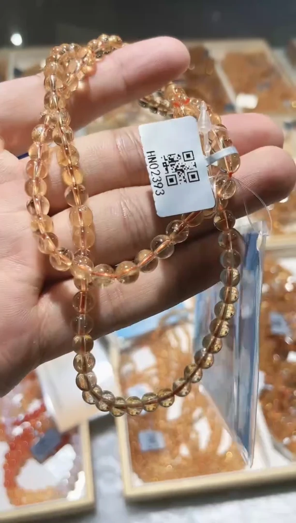 【闪购商品】水晶手串未镶嵌黄水多圈
