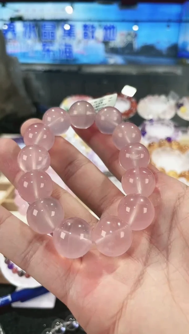 【闪购商品】水晶手串未镶嵌粉晶17+