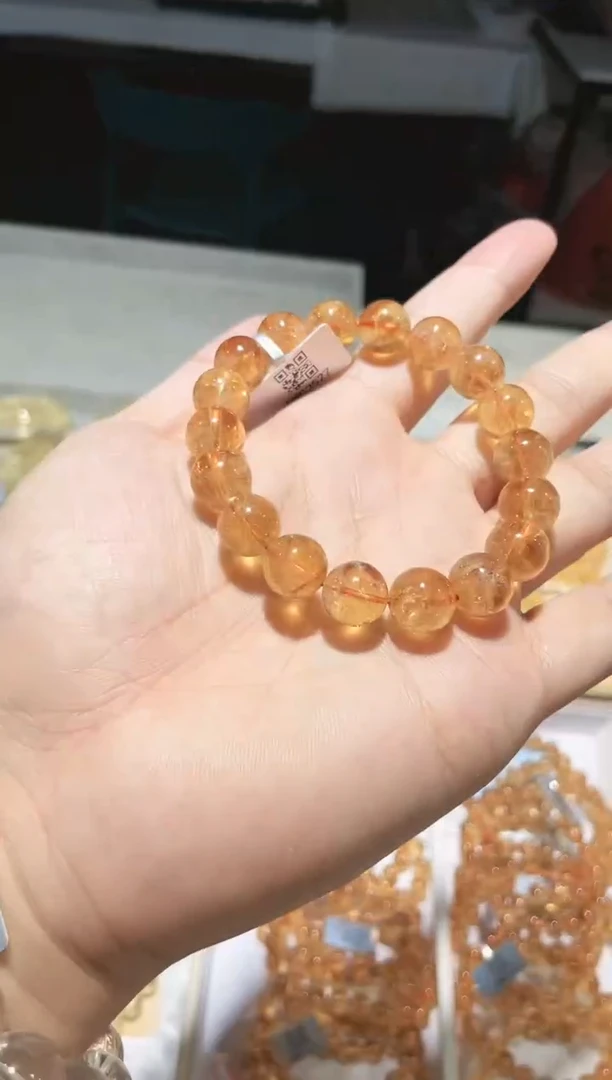 【闪购商品】水晶手串未镶嵌黄水