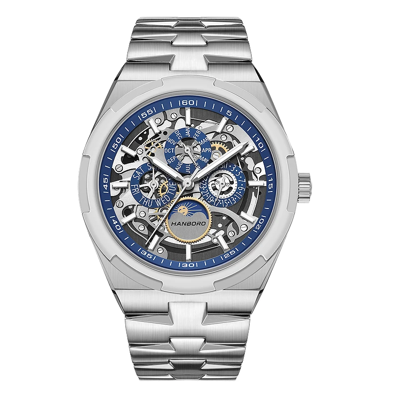 HANBORO衡宝罗纵横四海系列 男士全自动机械手表8022-1