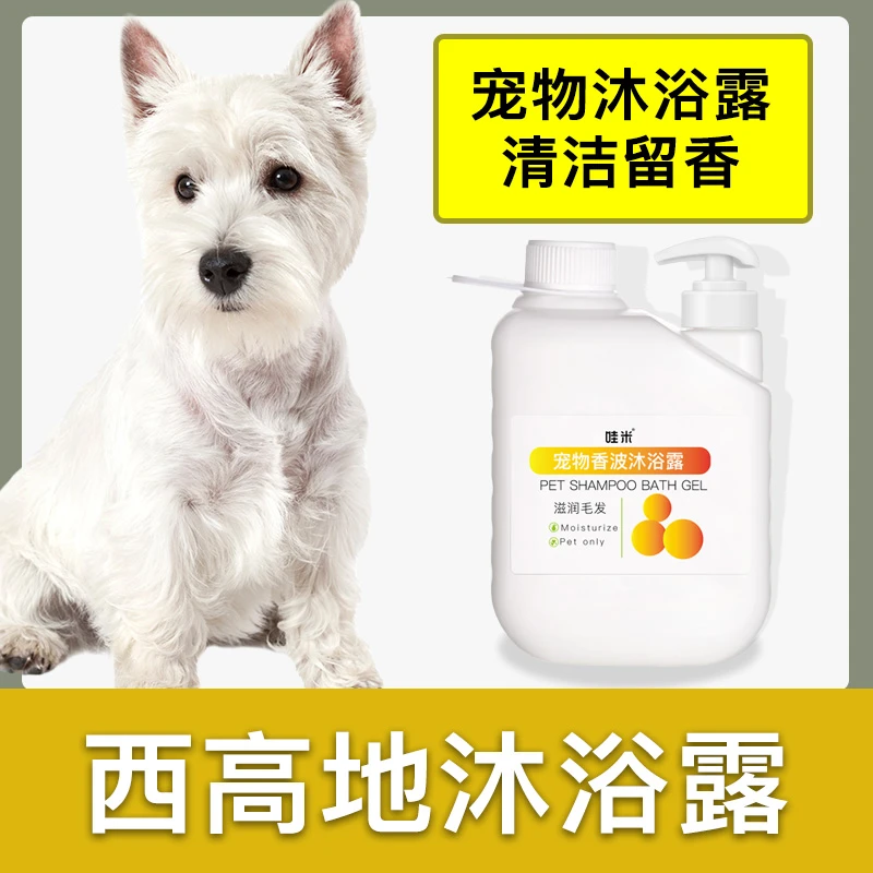 西高地大桶沐浴露赛级清洁宠物成幼犬洗澡西高地白梗犬狗香波浴液