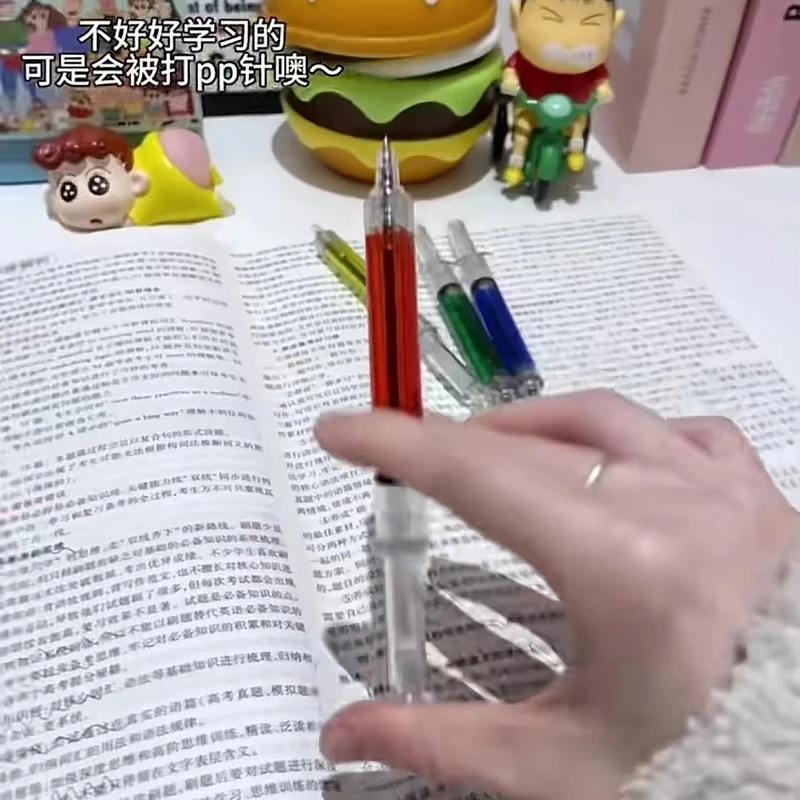 针管注射器创意造型针筒圆珠笔减压笔可爱广告学生可爱整蛊写字笔