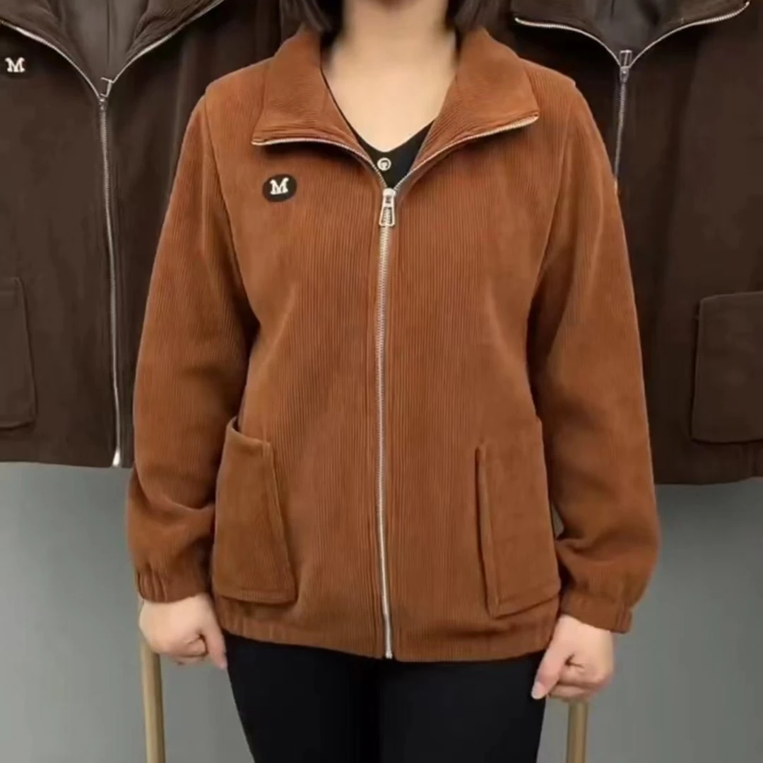 峡湾服装中老年新款经典时尚外套休闲百搭