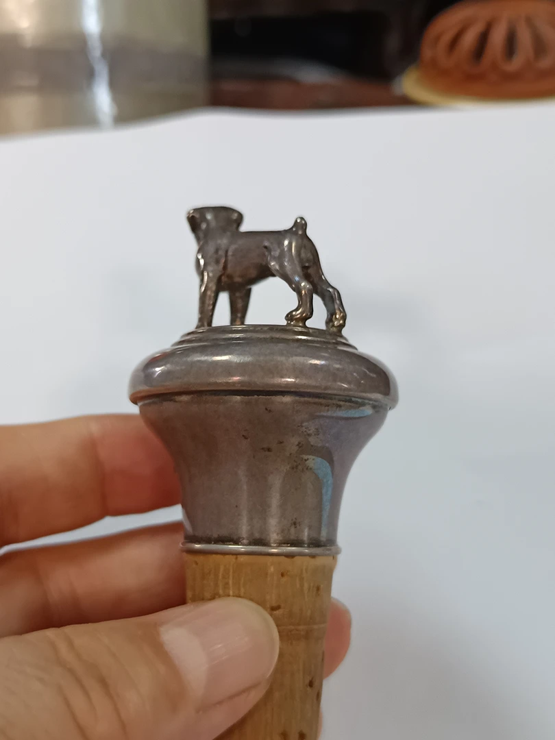 红酒瓶塞纯银手工制作