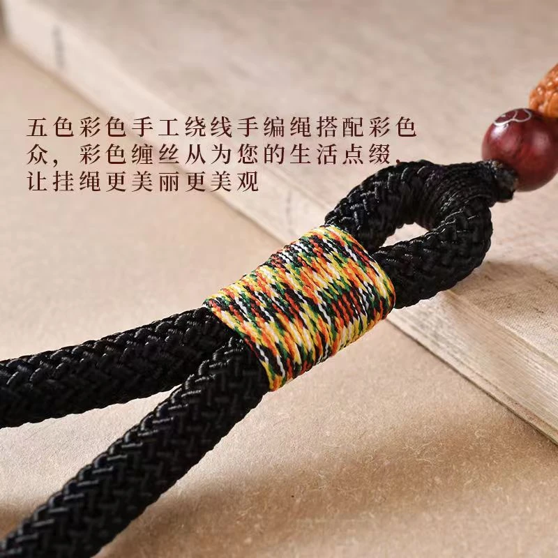 手工编复古金刚菩提手机链挂绳防丢指环挂绳手机挂件短款男女士