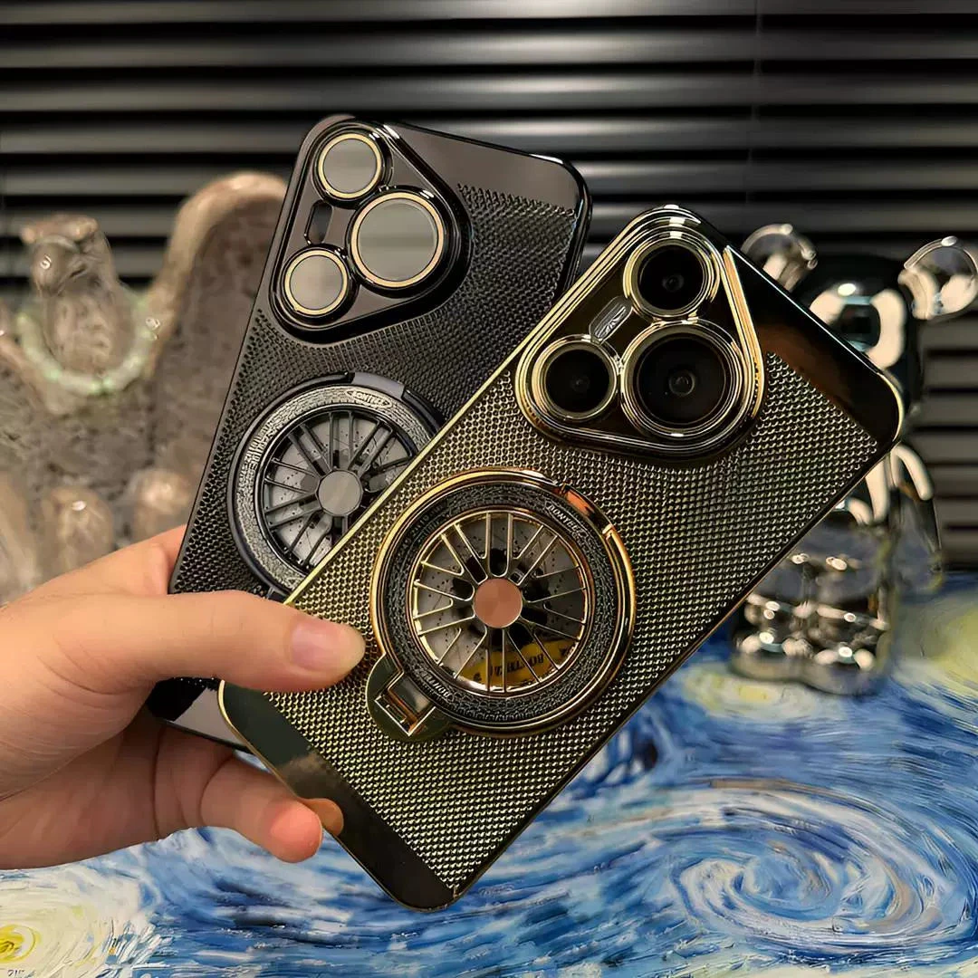 适用华为pura70pro+手机壳解压陀螺支架自带镜头膜散热防摔保护套