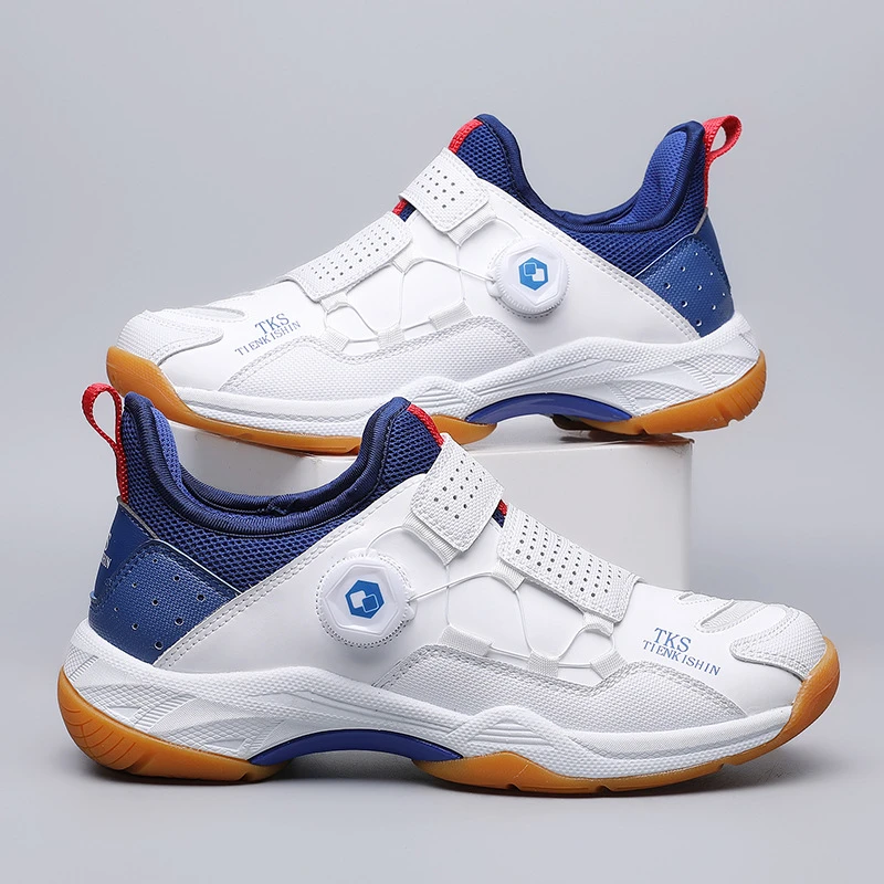 李宁国潮羽毛球鞋男女钢丝旋扣鞋带训练乒乓鞋防滑比排球赛鞋学生