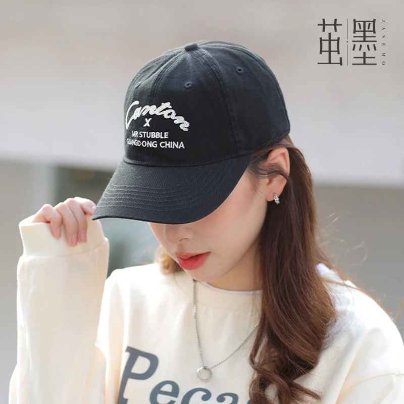 JIANMO/茧墨字母刺绣棒球帽鸭舌帽