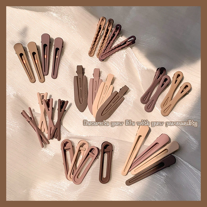 碎发夹刘海侧边夹发卡简约刘海一字夹卡子头饰发饰刘海侧边发卡