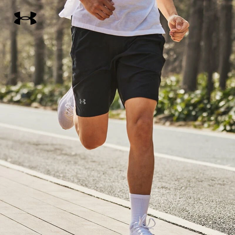 安德玛UA官方男子短裤新款9英寸跑步训练健身透气运动裤1361494