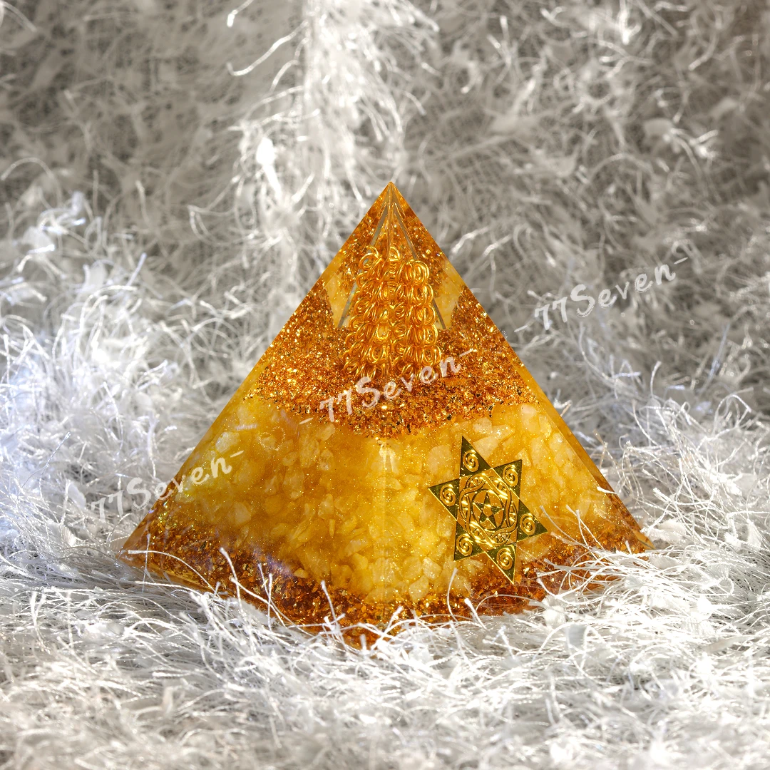 【印象吉祥】奥根金字塔摆件 金色