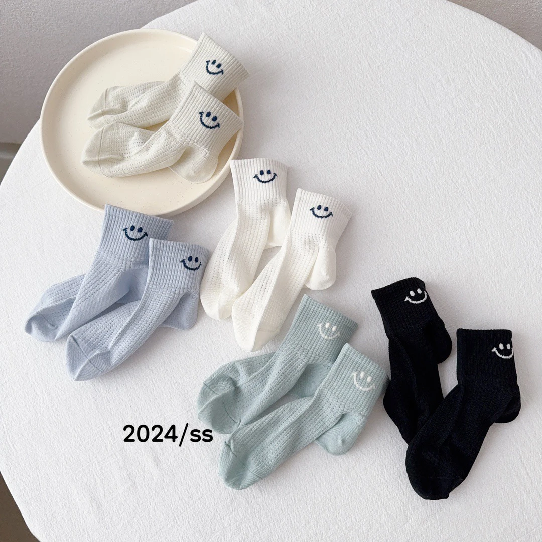 儿童袜子夏季薄款女童袜子夏天棉袜宝宝袜网眼短袜夏款薄款男宝