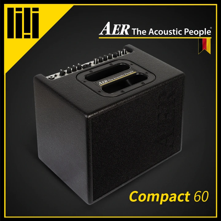 德国原装AER Compact60 四代 标准款喷溅纹理黑色原声木吉他音箱