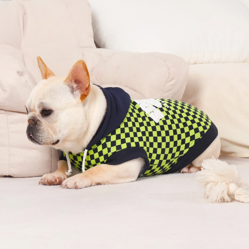 法斗狗狗衣服春秋薄款宠物中小型犬雪纳瑞巴哥斗牛犬夏季背心潮牌