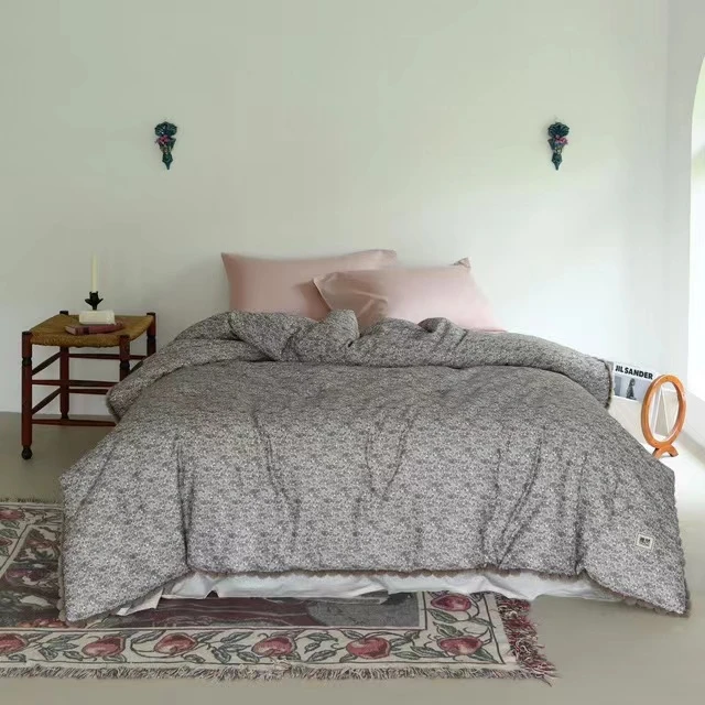 【南宁雅赞】春秋水洗被双层纱磨毛针织棉宝宝绒保暖轻盈被子柔软