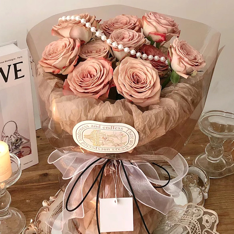 【花为朝暮】11枝卡布奇诺玫瑰鲜花情人节送女朋友老婆闺蜜对象恋人见面约会表白生日礼物附近花店配送小时达