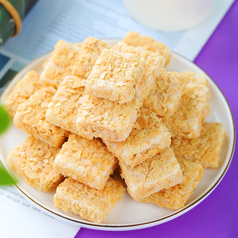 燕麦酥陈大爱巧克力牛奶味酥脆膨化网红营养好吃早餐