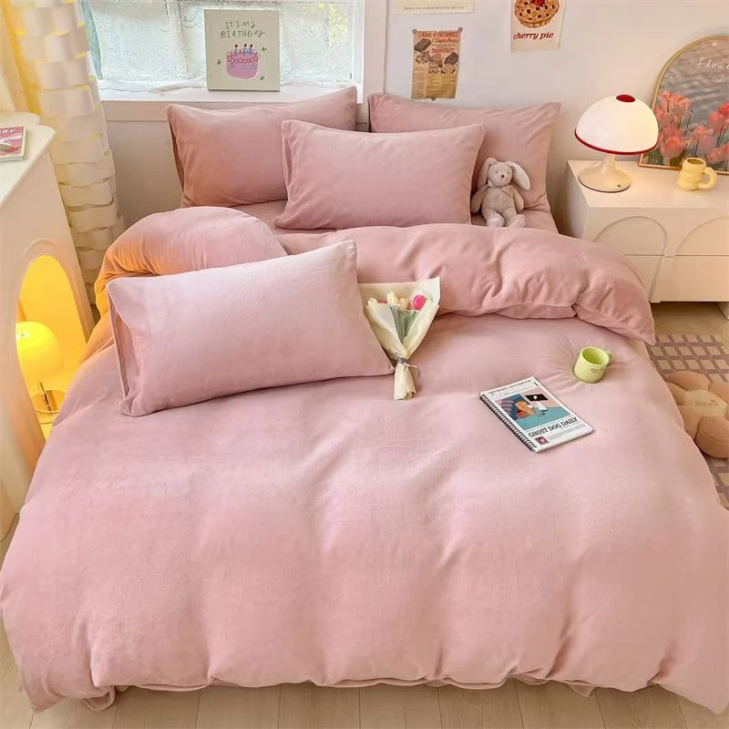 宝宝绒四件套秋冬保暖【xl】