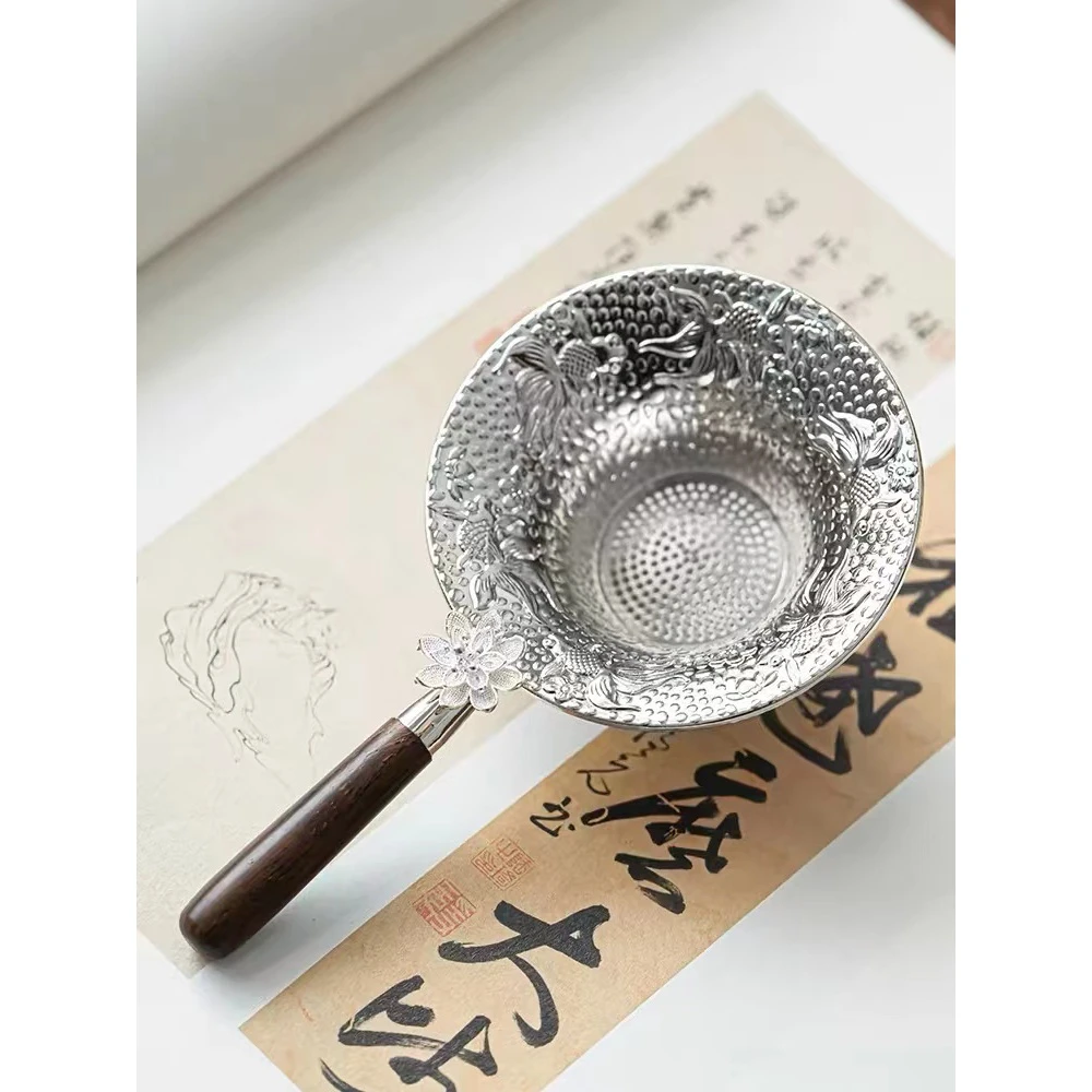 「春 景」 茶漏轻奢新中式茶叶过滤网茶隔懒人滤茶神器精细密滤茶