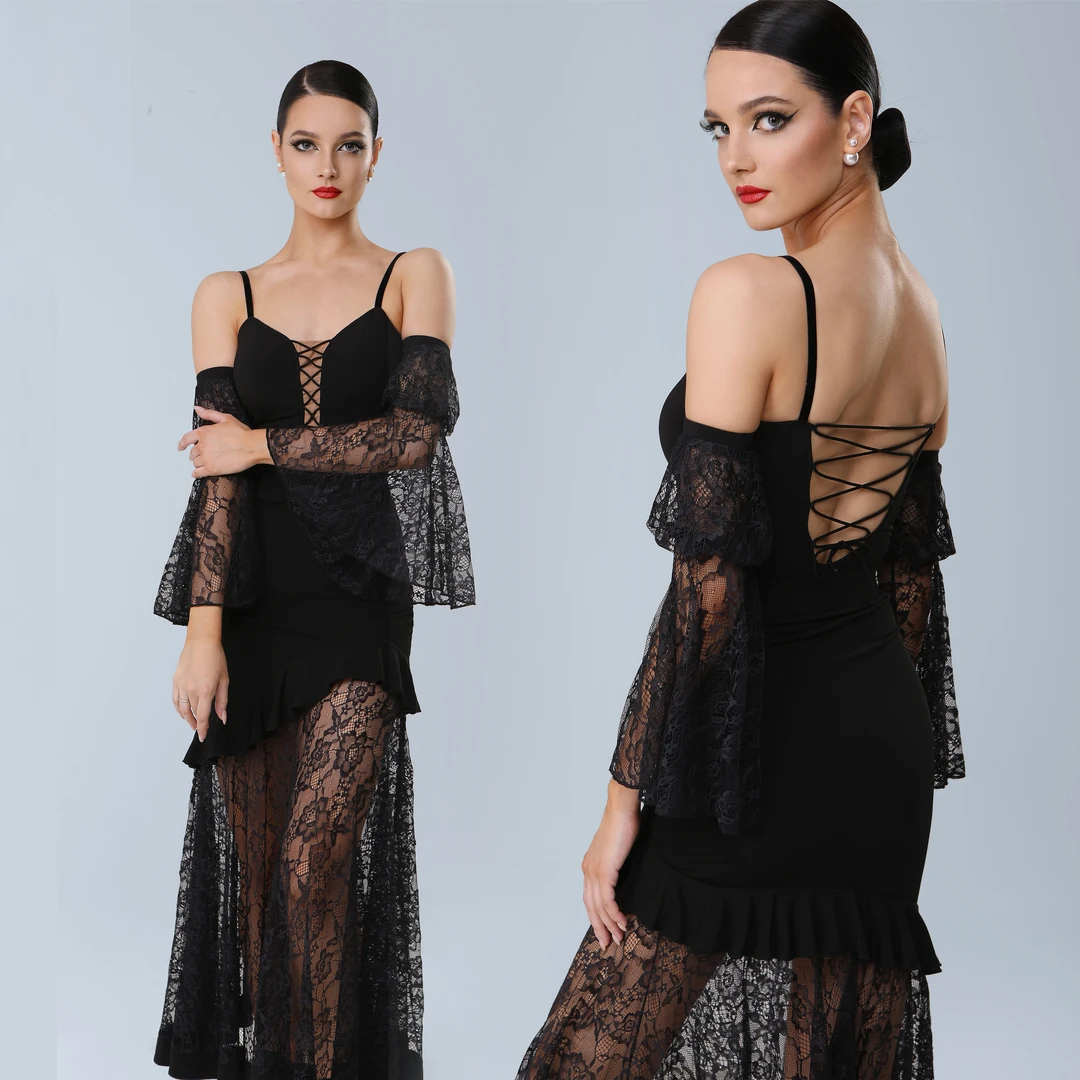 TID品牌国标舞练功服女2024新款分体套装交谊舞摩登舞服B023/S013