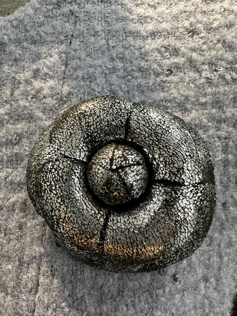 非金属布艺胸针 非金属布艺胸针 银黑色（暗星）新款高端胸针