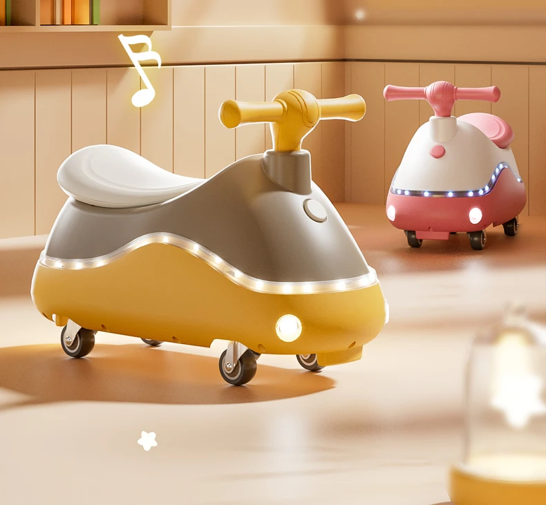 81花生扭扭车儿童1-3岁防侧翻宝宝童车婴幼儿万向静音轮溜溜车