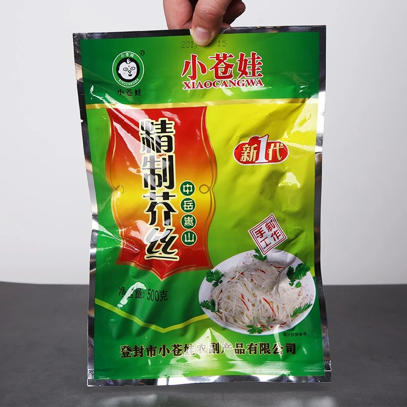 小苍娃芥菜丝500克1袋下饭菜爽脆切丝原味食用传统汆味