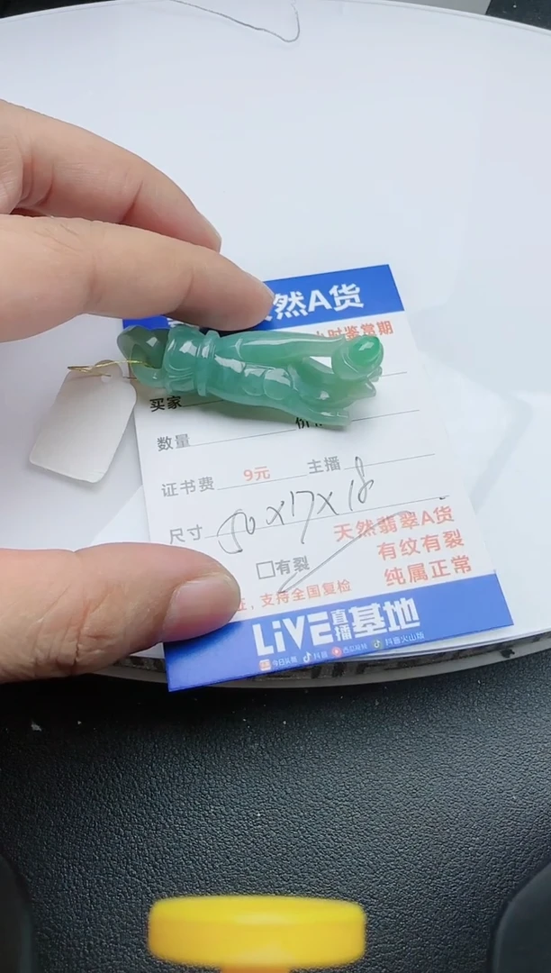 【闪购商品】翡翠吊坠(赠链)未镶嵌1