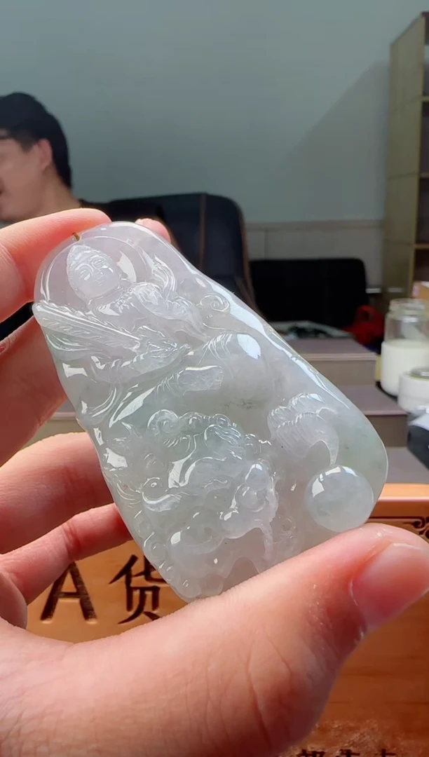 【闪购商品】翡翠颈饰未镶嵌文殊