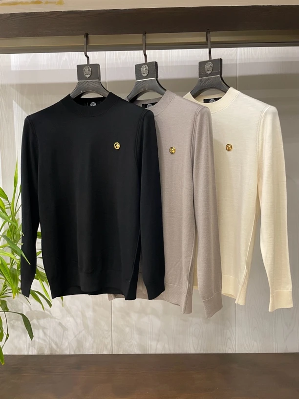 连卡佛优选/男士羊毛衫长袖针织时尚休闲百搭