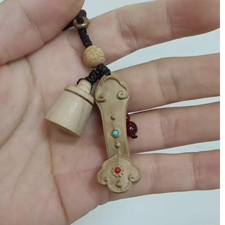 宽洋五台山六道木老料挂件b67