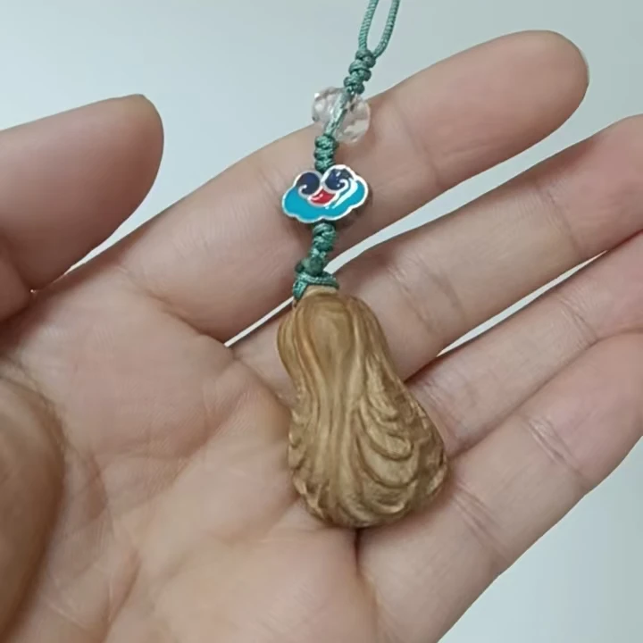 宽洋五台山六道木老料挂件白菜