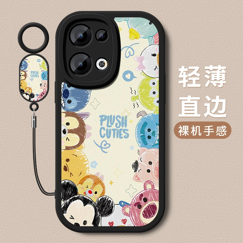 迪士尼适用opporeno13手机壳Reno13pro新款小羊皮硅胶全包保护套