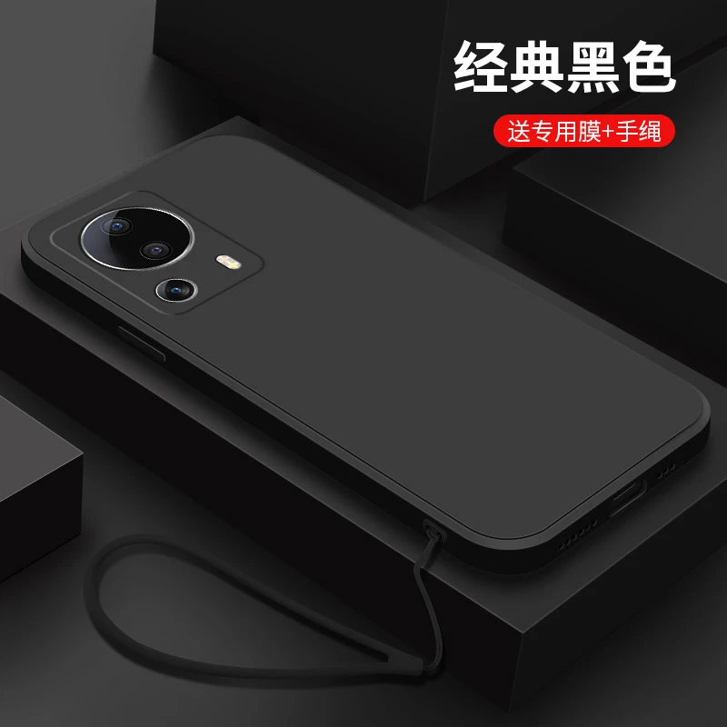 小米civi2手机壳新品civi2保护套防摔全包经典黑色液态硅胶软壳个