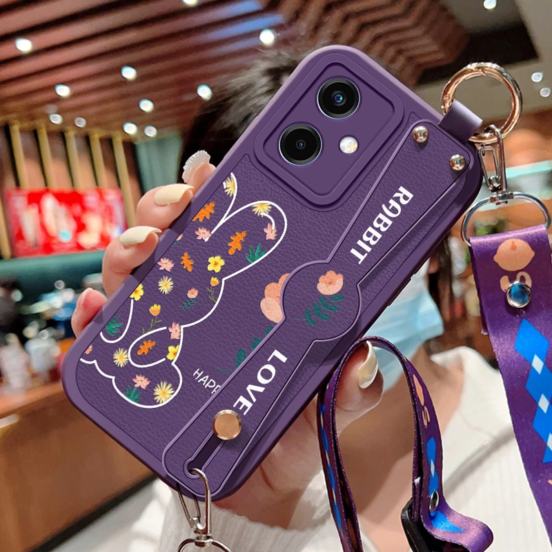 小米红米note12手机壳新款Note12pro小羊皮12Pro+鲜花兔mi挂绳硅