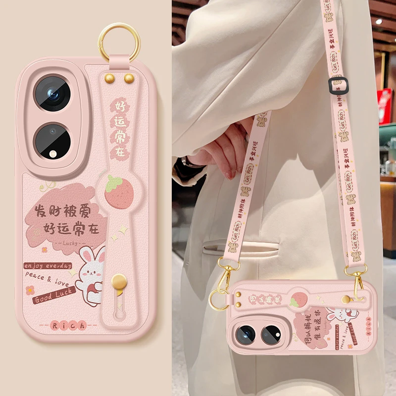 好运常在oppoa1pro手机壳oppoa1新款5Goppoa1x女腕带a1活力版软壳