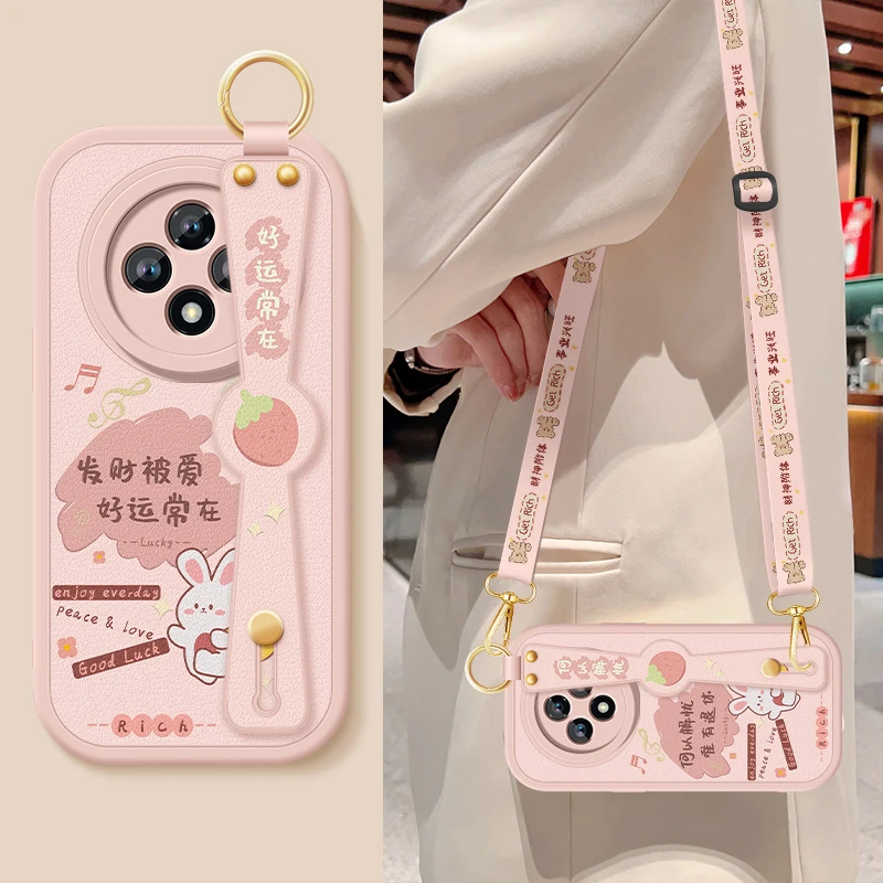 好运常在华为畅享50pro手机壳新款优畅享50plus腕带畅享50z保护套