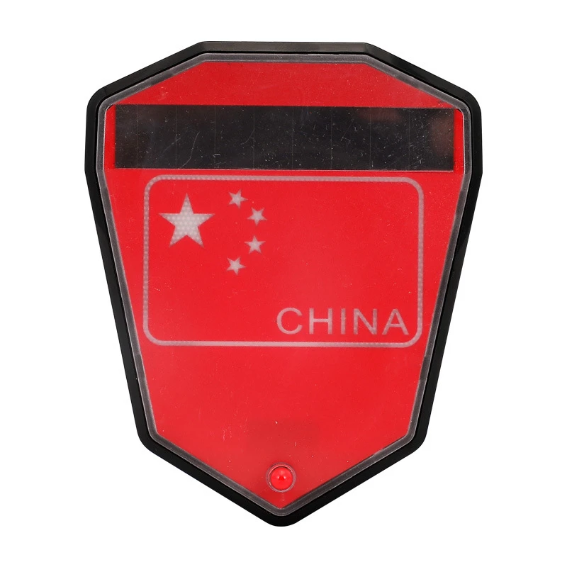 汽车摩托车LED太阳能爆闪警示灯防追尾免接线磁控货车警示尾灯