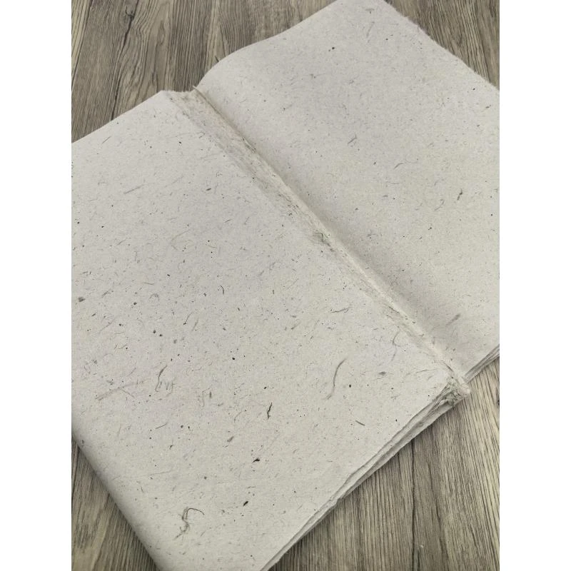 桑雁褚三合一皮纸  纯手工古法原生态宣纸 四尺四开50张