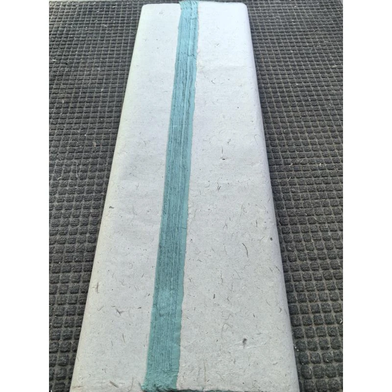 丝绒薄荷绿 纯手工六尺楮皮笺97*180cm25张 半生半熟