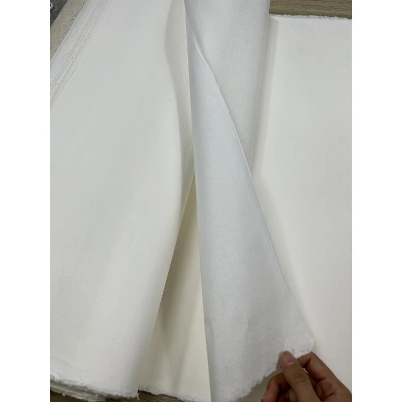 老纸纯手工小六尺楮玉笺 古法皮纸 61×180cm 一刀50张