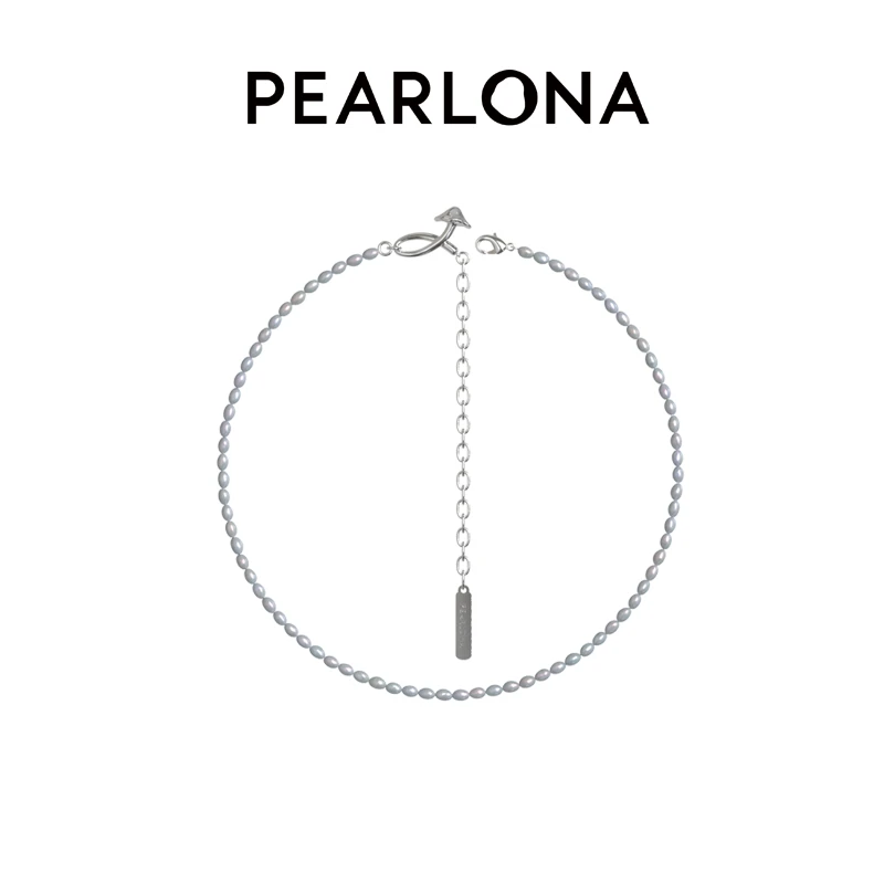 PEARLONA 铜合金项链 危险花园幻境蘑菇大号小米珠项链极简温婉