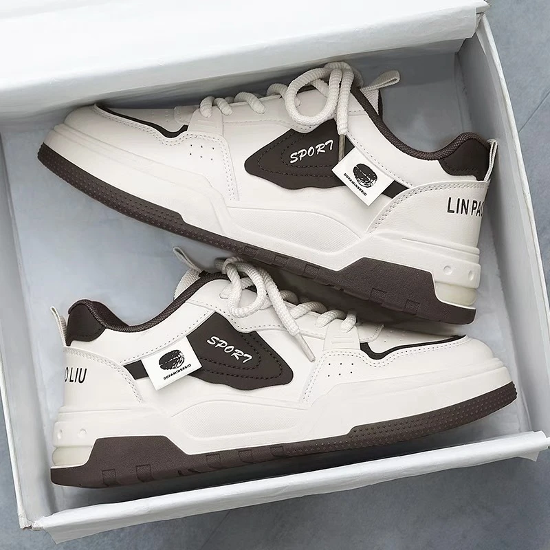 秋季男鞋2024新款透气小白鞋子男学生潮流百搭运动鞋休闲板鞋潮鞋