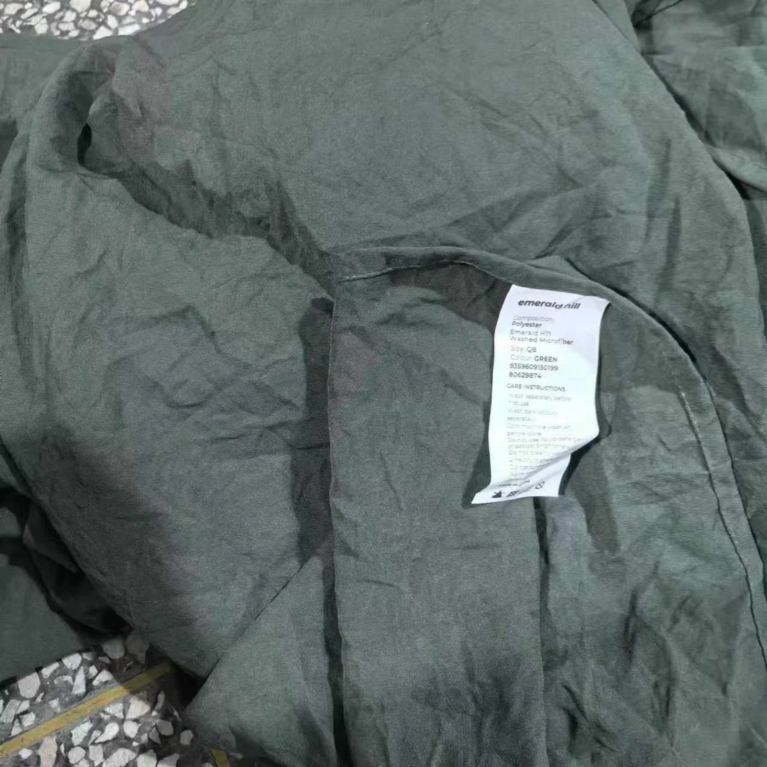 外贸单墨绿亲肤床单，约230*250