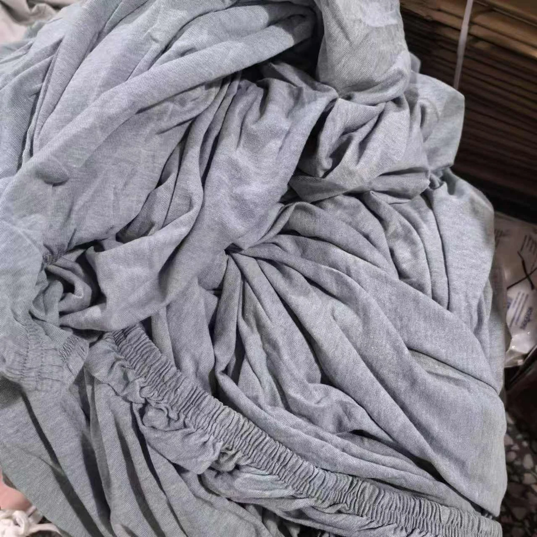 家纺46浅蓝针织棉床笠，180*200起，发1