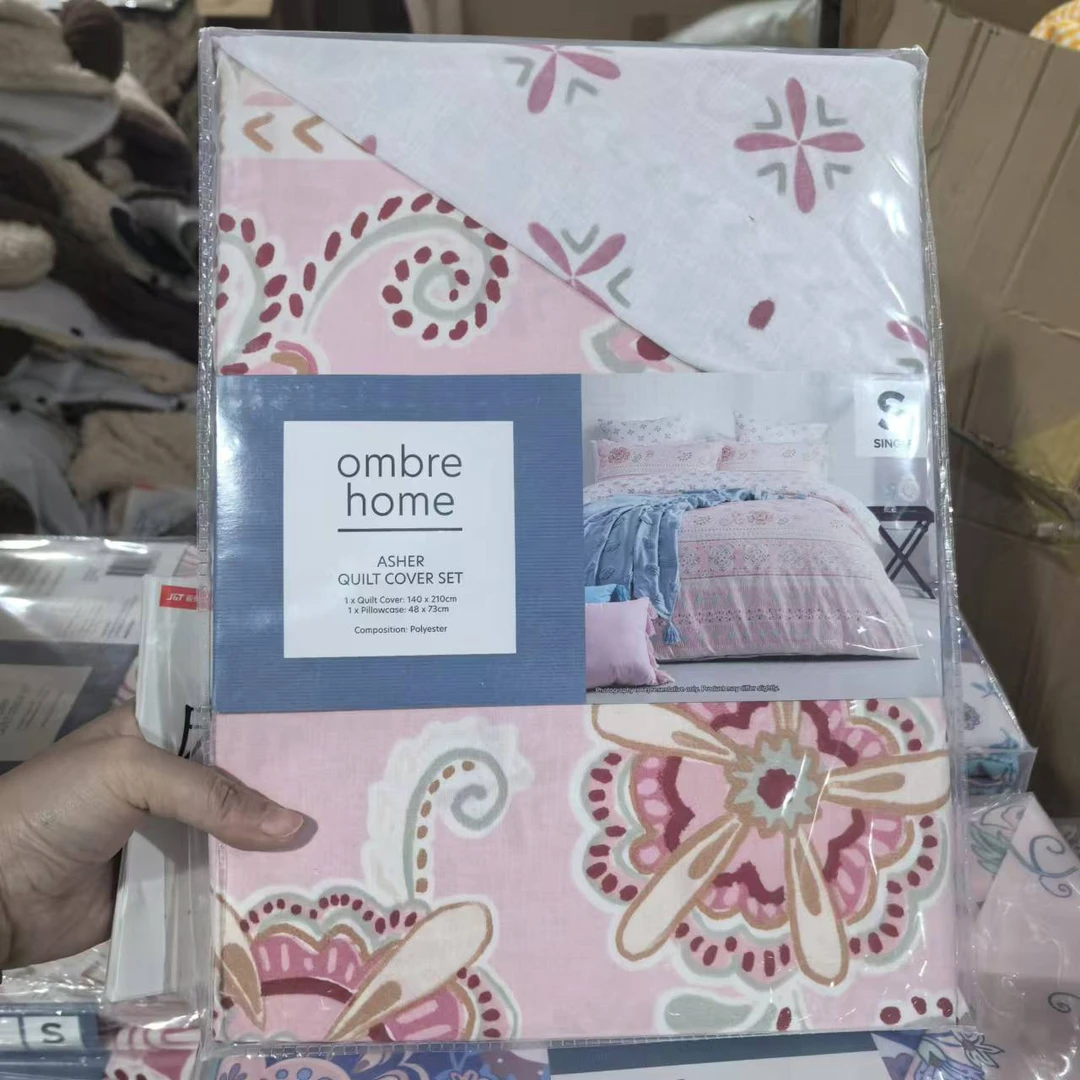 粉色小花2件套.被套140*210.枕套48*73