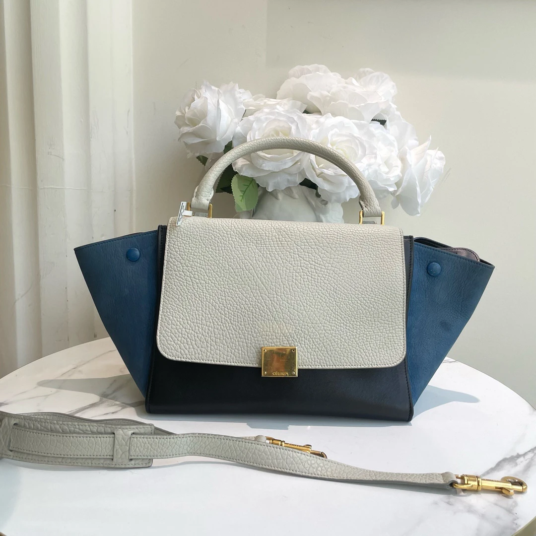 90新 Celine/思琳 杭御古屋/32791/拼色秋千